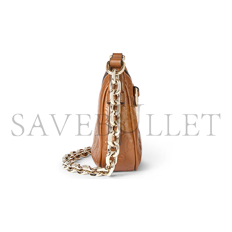 GUCCI GG EMBLEM MINI SHOULDER BAG 847091 (19*12*4cm) GUCCI GG EMBLEM MINI SHOULDER BAG 847091 (19*12*4cm)